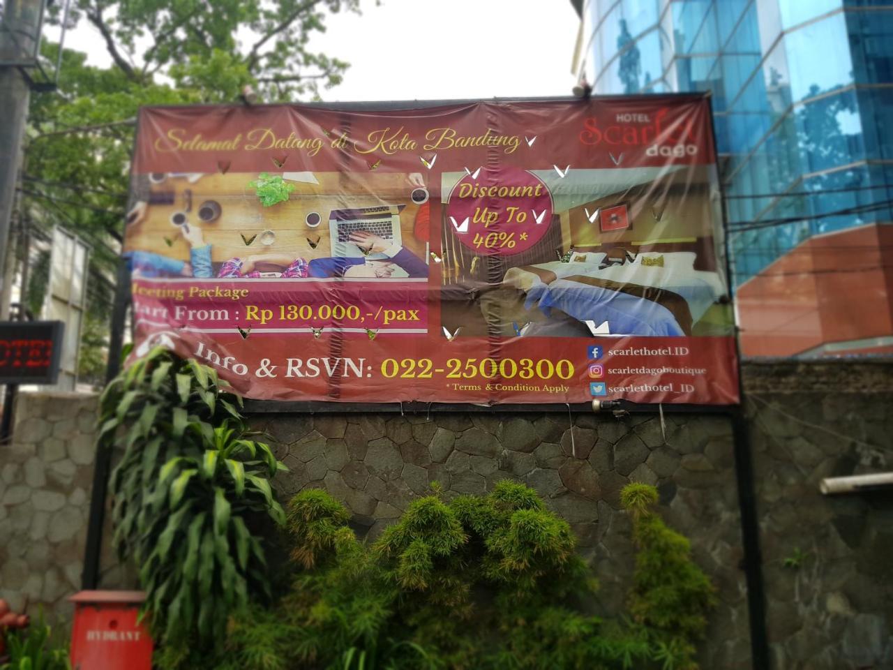 Scarlet Dago Hotel Bandung Extérieur photo